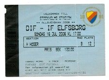 Ticket swe djurgardens - -, if