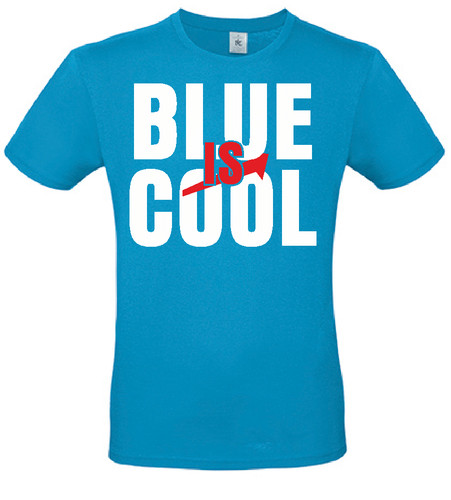 Shirt kapuzensweat blue is - /,