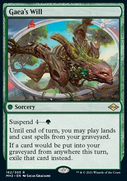 Magic mtg gaea will - gaea's, mh2-162
