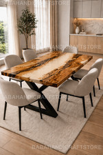 Luxury Edge Wood & White