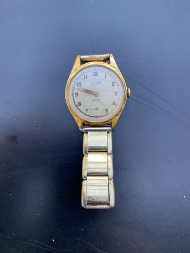 Vergoldete bifora armbanduhr - bifora,