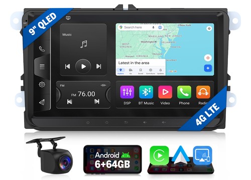 Android auto autoradio - 9", 6+64