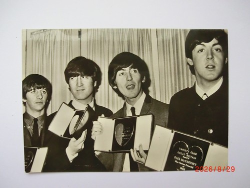 Beatles foto sammelkarte - beatles, 1965