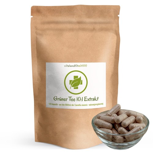 Grüner tee extrakt kapseln - tee,