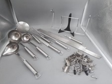 Konvolut WMF Küchenhelfer mit Vario Fix Leisten und Haken,Edelstahl Cromargan 