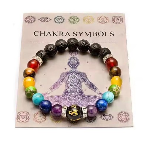 Chakra armband mit - 7,