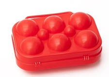 DDR Eierbox Eier Box Schachtel Kunststoff mit Griff Zustand sehr gut Plaste