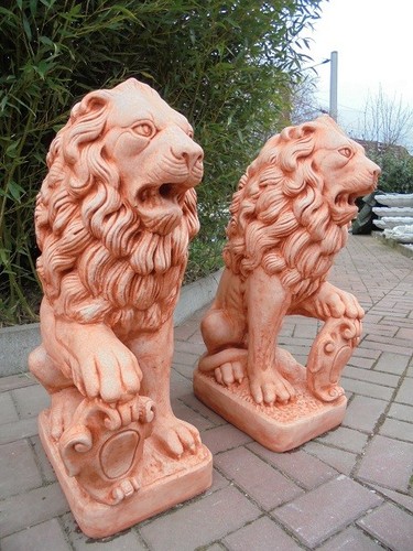 Steinfiguren löwen cm - löwen,