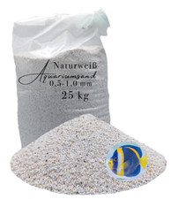 25 kg Aquariensand weißer