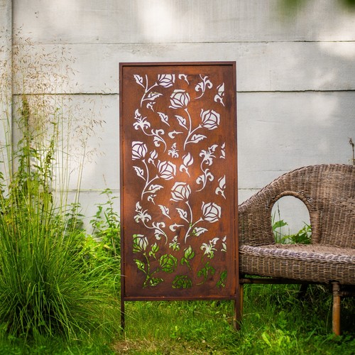 Edelrost sichtschutz garten - sichtschutz,