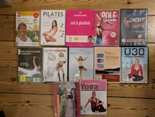 12 x Fitness DVD Paket – Yoga • Pilates • Ernährung • Wellness - DVD Sammlung--