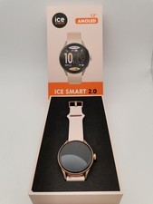 Ice Watch Damen Smartwatch Smart Two blassrosa rosegoldfarben rund mit Silikonba