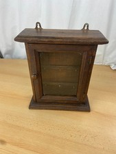 Holz Schlüsselkasten Glas