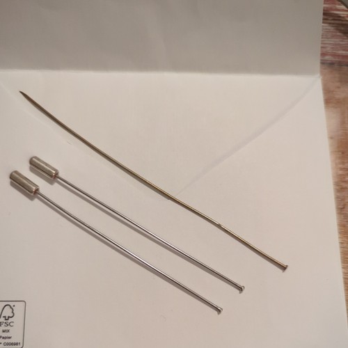 3er set antike hutnadeln - hutnadeln, –