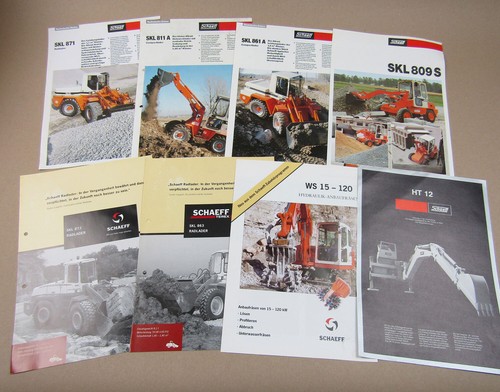 Prospekt schaeff terex - 8x,