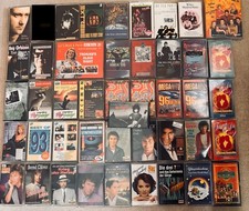 46 Audiokassetten [MC] Musikkassette Rock - Pop - Schlager - Volksmusik Hörbuch