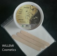 WILLEMI Zuckerpaste-SET: 500g EASY SUGAR SOFT + 50 Vliesstr. / Haarentfernung