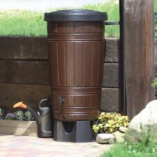 Regentonne Regenwassertonne Regenbehälter Regenfass Holzdesign 265L 2 Farben
