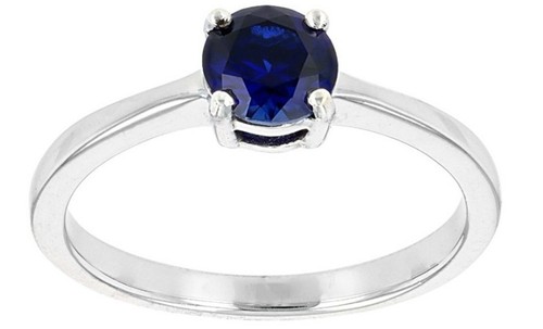 Natürlicher blauer saphir - natürlicher,