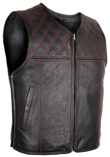 Herren biker hunter lederkutte - biker,