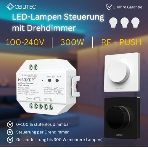 230v led funk controller - led,