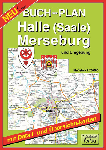 Buchstadtplan halle - halle, (saale)
