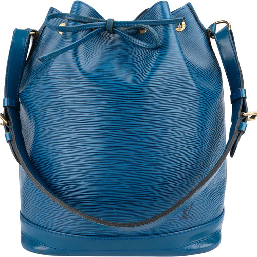 Louis vuitton blue epi leather - louis,