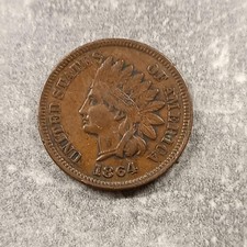 USA 1 Cent Indian Head 1864 mit L 