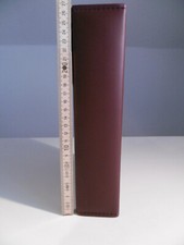 Album Postkarten Fotos einstecken Memo Writing Cards Leder Transparente Folien