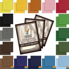 3x15g Textilfarbe ohne Kochen Stofffarbe Färben Nachfärben 16 Farben zur Auswahl