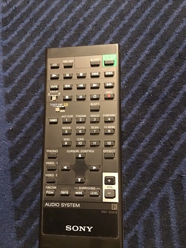 Ferbedienung sony s505 - ferbedienung, rm-s505