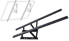 Wandbefestigung mit 4x Endklemme Solarmodul Schwarz oder Grau 30° Fassade PV