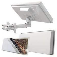 Selfsat H30 D4+ Flachantenne Quad inkl Fensterhalterung Sat Anlage HD 4K H30 D4