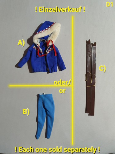 Kleidung zubehör barbie - 1x,