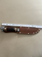 Solingen Puma Jagdmesser Hirschhorn mit Scheide