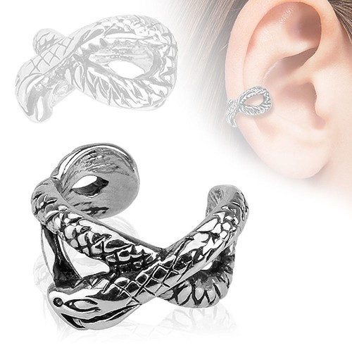 Ohrklemme schlange ear cuff - schlange,
