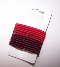 12 x HAARGUMMI -ROT, LILA