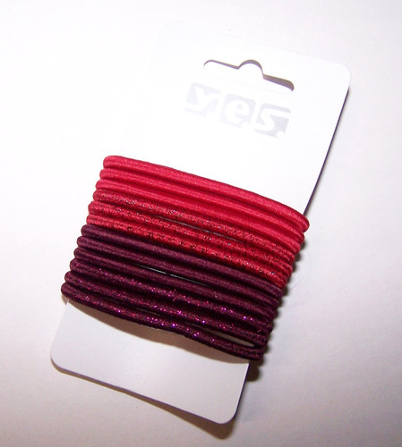 Haargummi rot lila - 12, -rot,