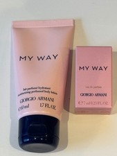 Armani My Way parfümierte Bodylotion 50 ml  My Way eau de Parfum Miniatur 7ml