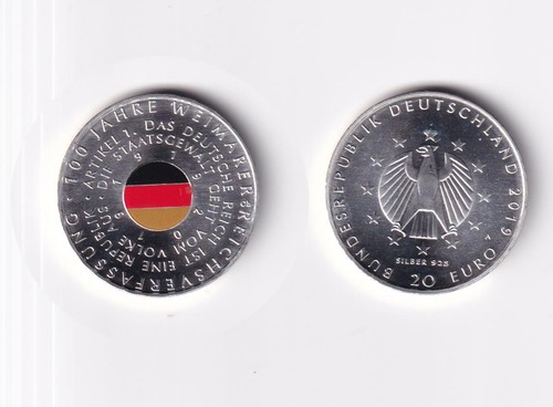 Silbermünze euro 2019 - silbermünze, 100