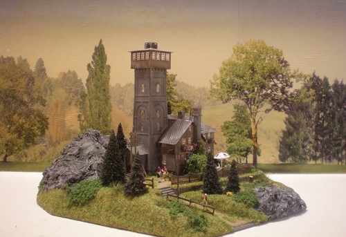 Diorama 87 haus berg - haus,