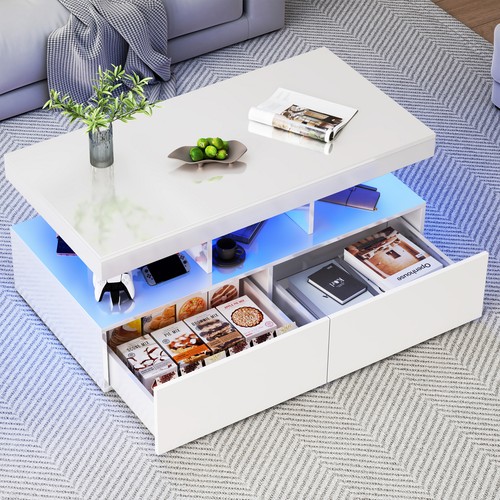 Couchtisch mit led - couchtisch, led,mit