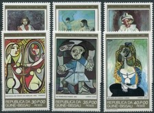 Guinea - Bissau 1981 MiNr. 602/07 postfrisch ** Gemälde Maler Picasso Satz