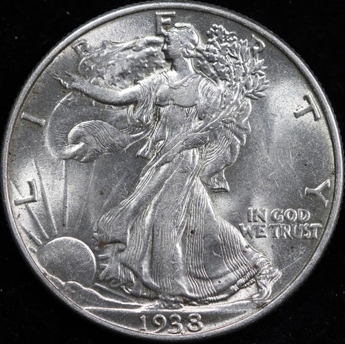 938 walking liberty half - 938,