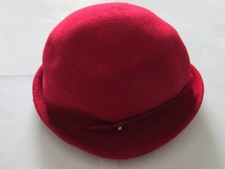 Alter Damen Hut, Rot, Karneval