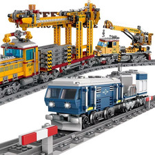 MOC Technik Eisenbahn Zug Set