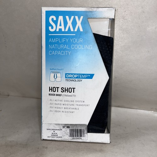 Size saxx hotshot - m-, black