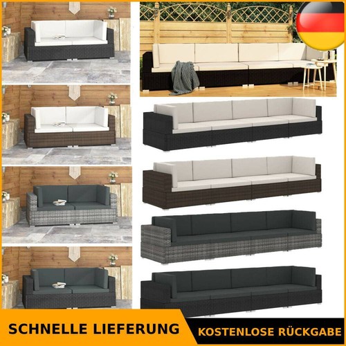 Poly rattan sitzgarnitur - poly,