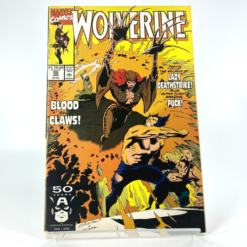 Wolverine blood and - blood, claws