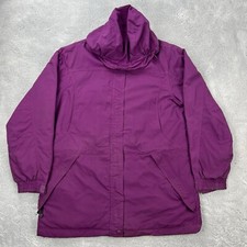 Vintage LL Bean Outdoor Damen Jacke Anorak Gr. L lila Thinsulate PolarTec retro